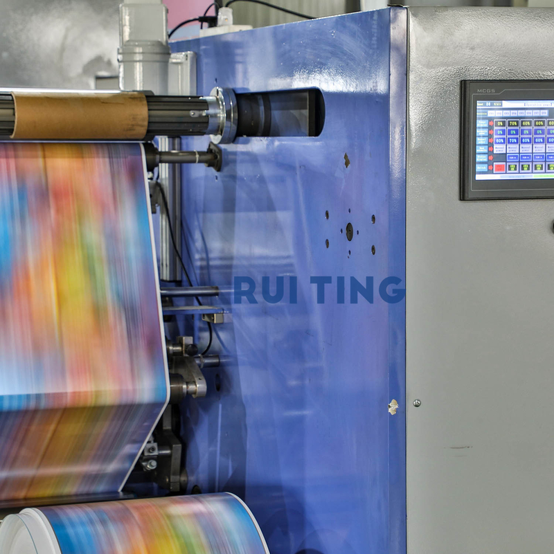 Maszyna do drukowania etykiet Flexo Wysoka trwałość 150m/min Prędkość druku dla wydajności
